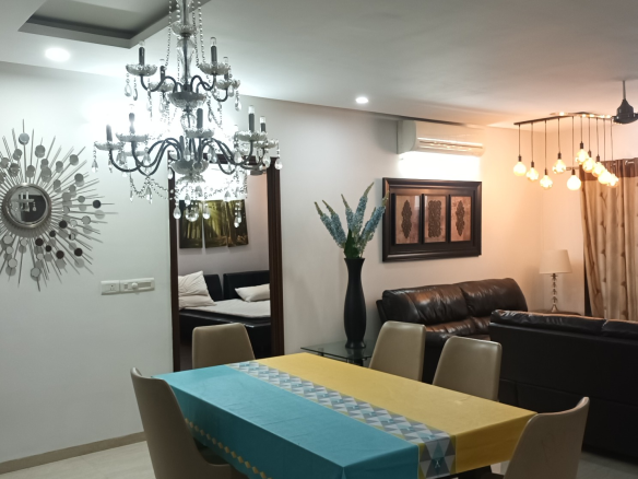 3bhk fully furnished flat for rent in Financial District, Hyderabad | Jayaberi orange county
