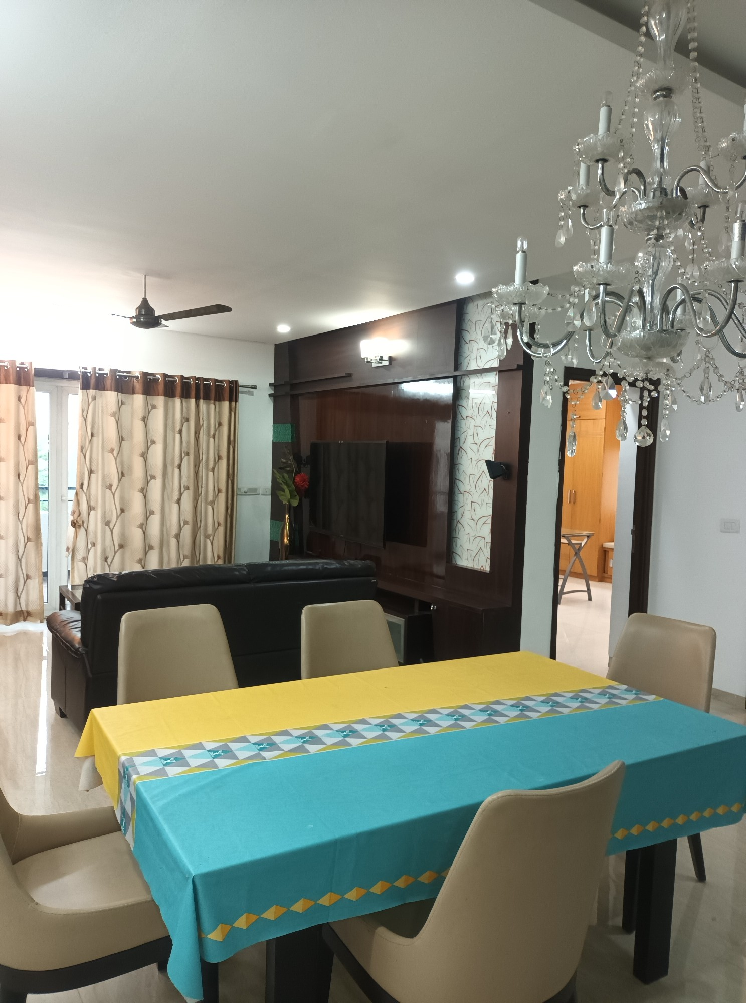 3bhk fully furnished flat for rent in Financial District, Hyderabad | Jayaberi orange county