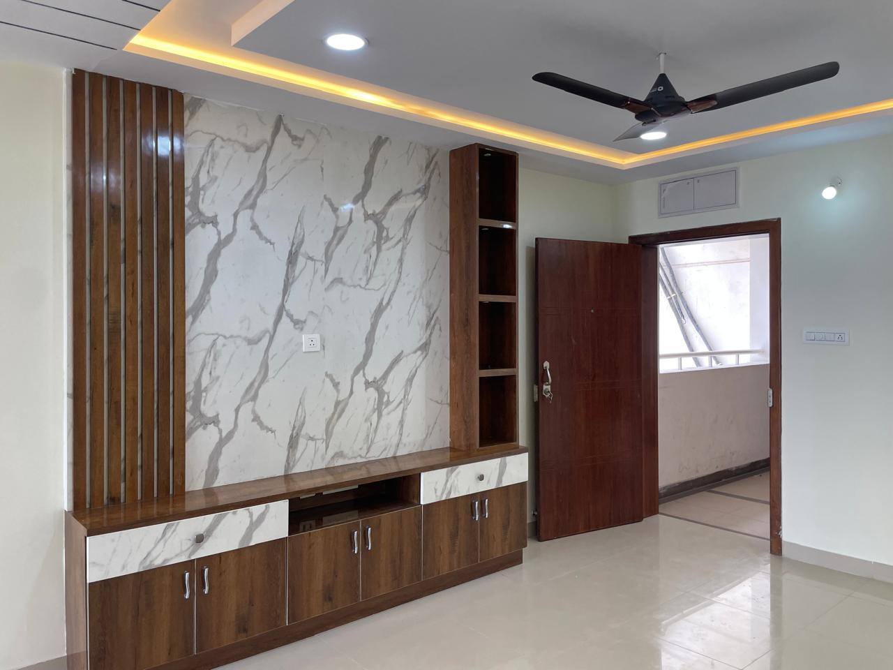 3BHK Semi Furnished Flat for Rent in Accurate Wind Chimes, Narsingi, Hyderabad | ₹55,000